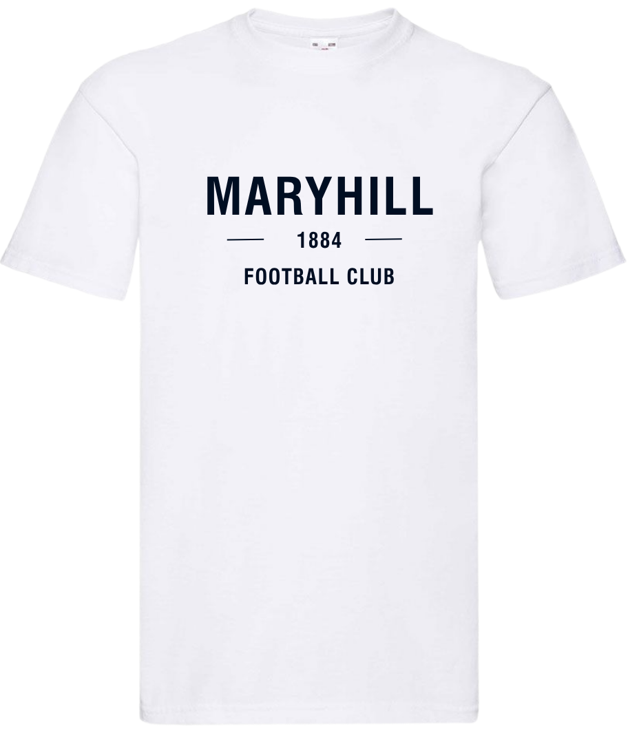 Maryhill FC 1884 Tee - White